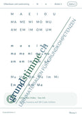 M · Silben und Lauttraining · PDF zum Herunterladen