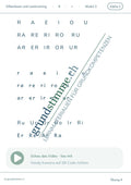 R · Silben und Lauttraining · PDF zum Herunterladen
